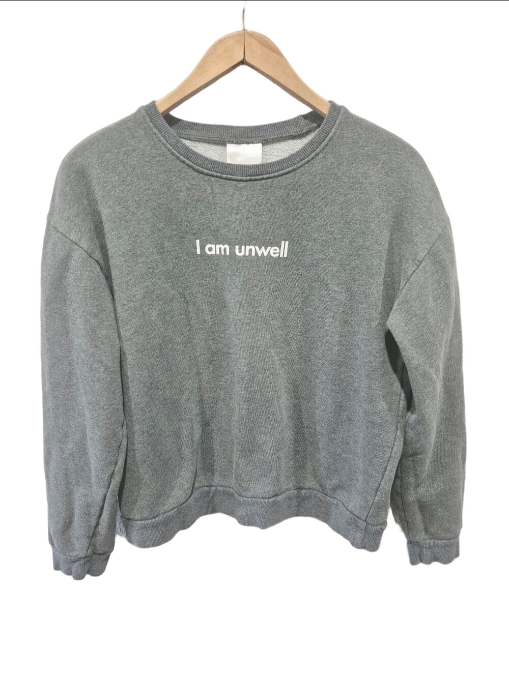 Call Her Daddy I Am Unwell Crewneck Sweatshirt Grey Barstool Sports Size Small